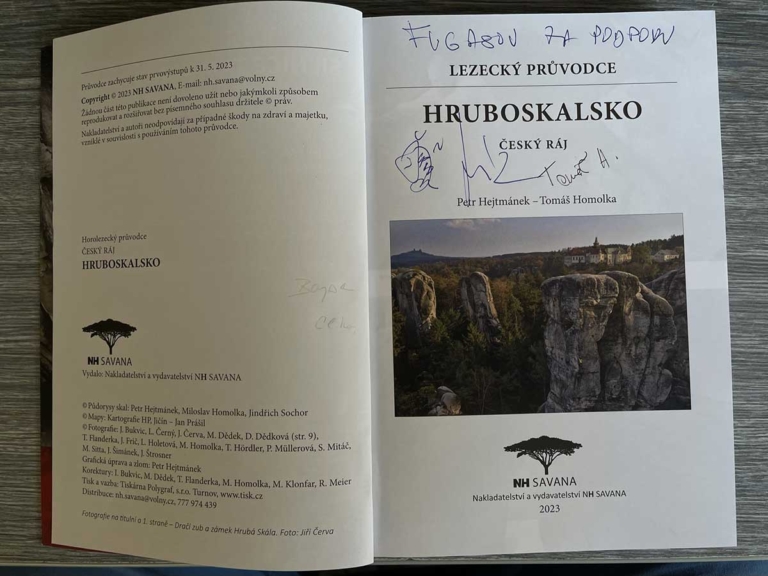 Blog - Nový horolezecký průvodce na Hruboskalsko