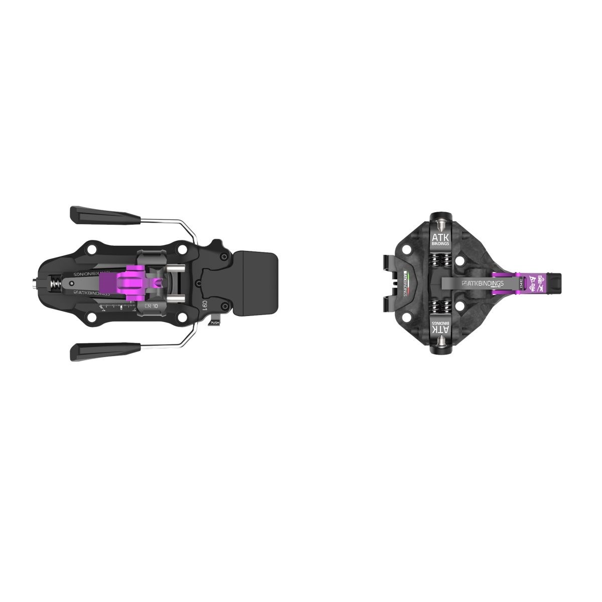 Skialpové vázání ATK C-Raider 10 black purple ATK 10026663 L-11
