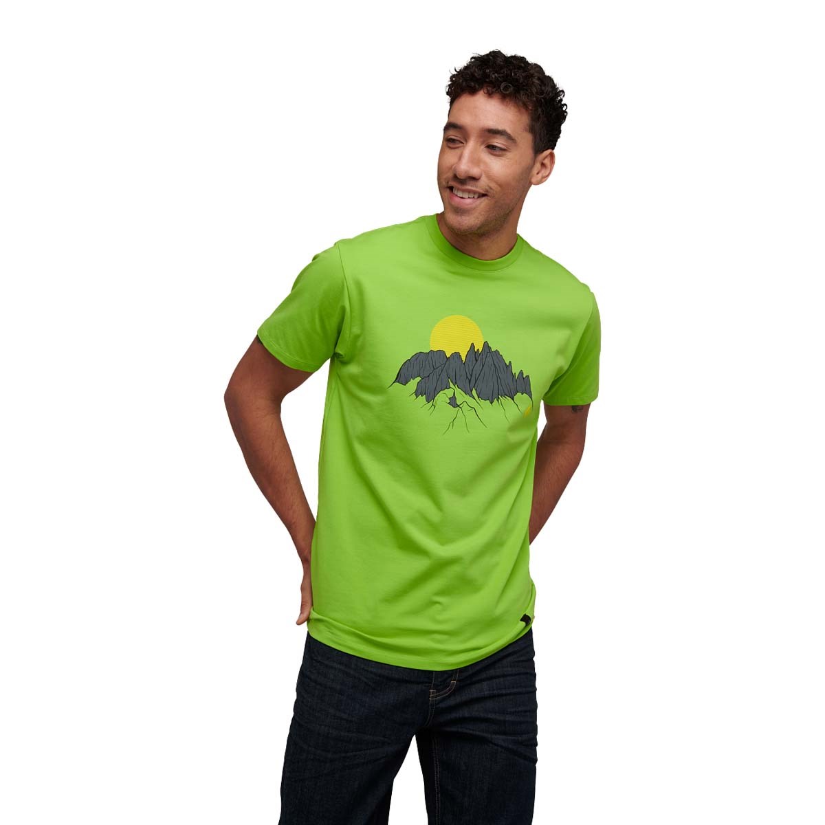 Triko Black Diamond Minarets SS Tee lime green Black Diamond 10024079 L-11