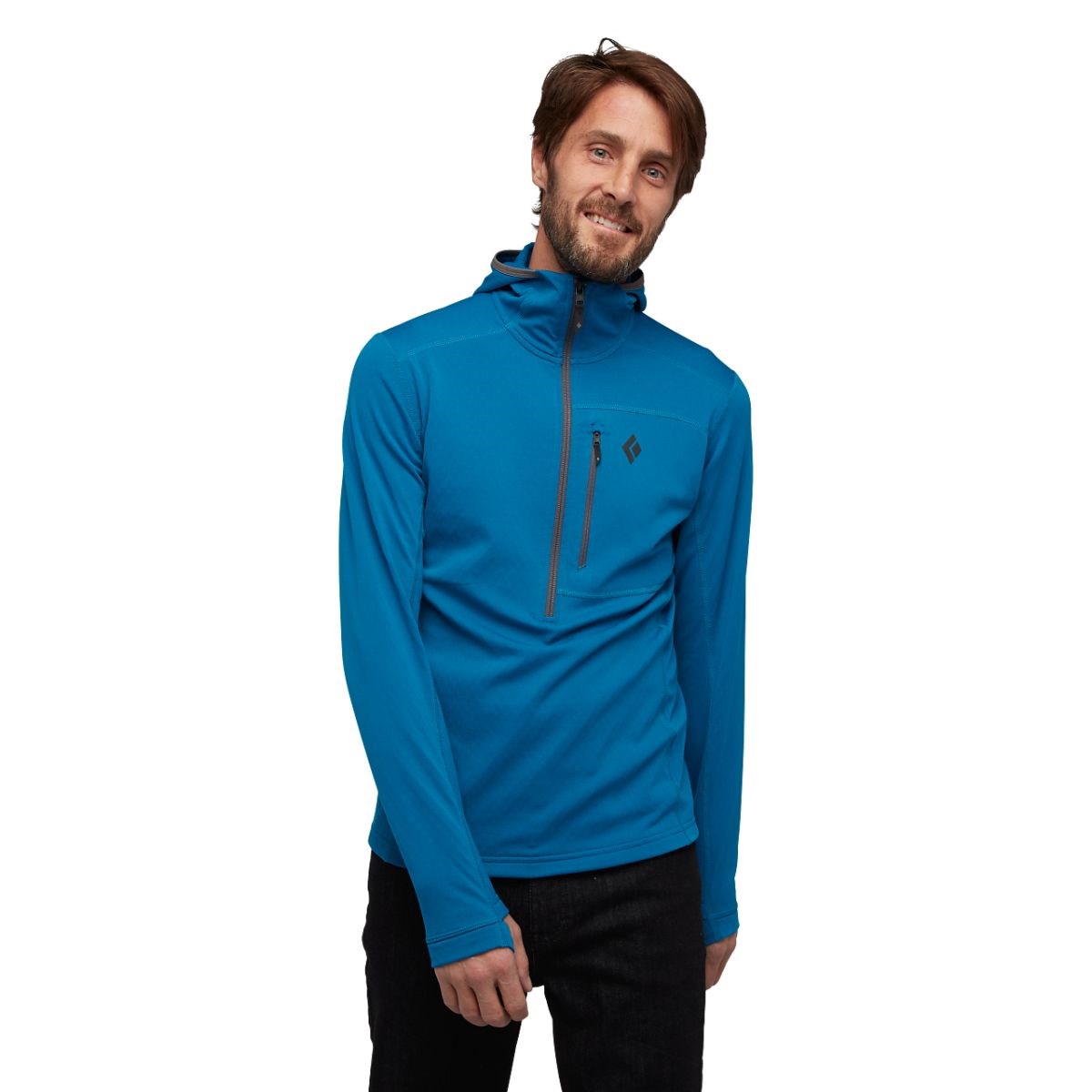 Mikina Black Diamond Coefficient QZ Hoody kingfisher Black Diamond 10021660 L-11