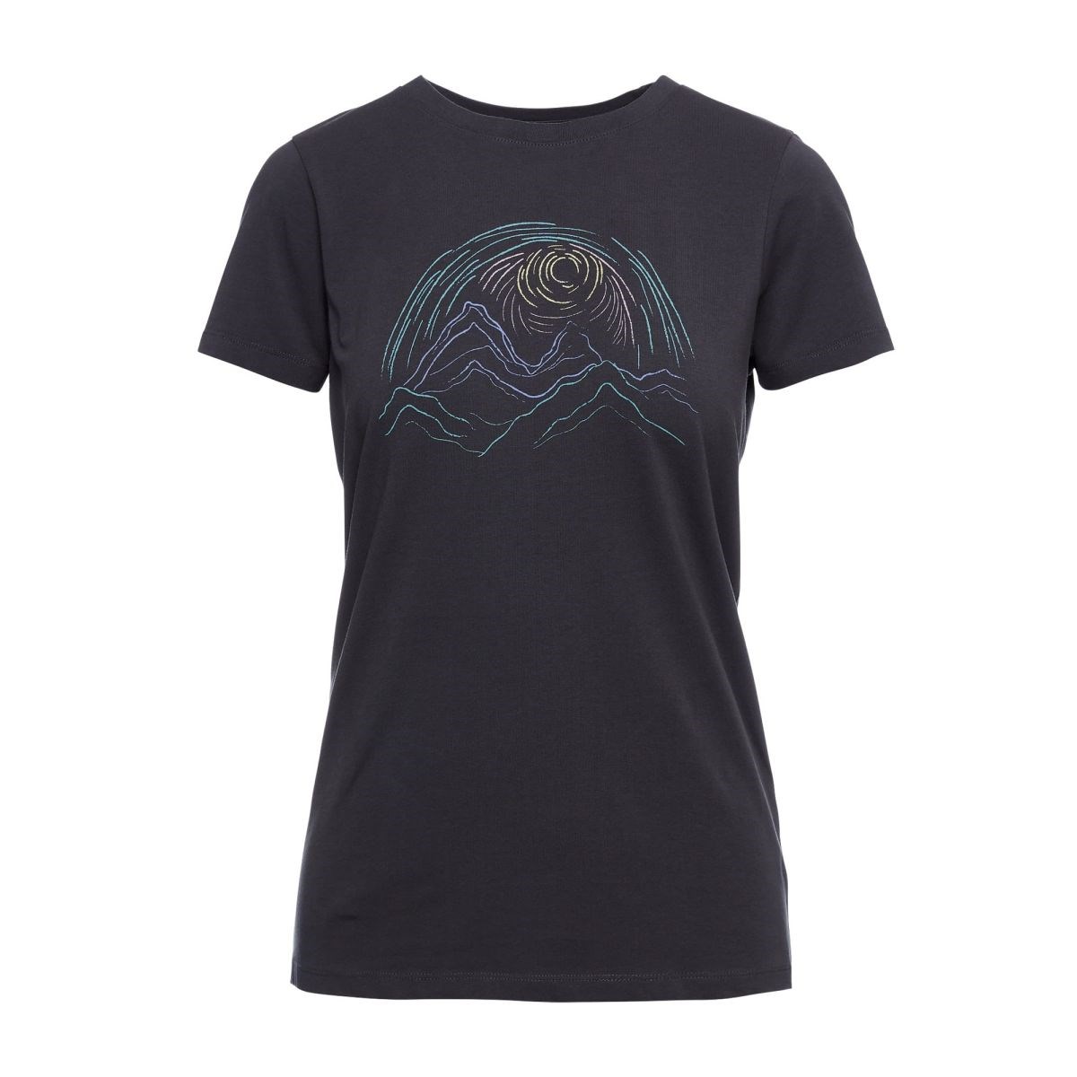 Triko Black Diamond Summit Scribble SS Tee W carbon Black Diamond 10020859 L-11