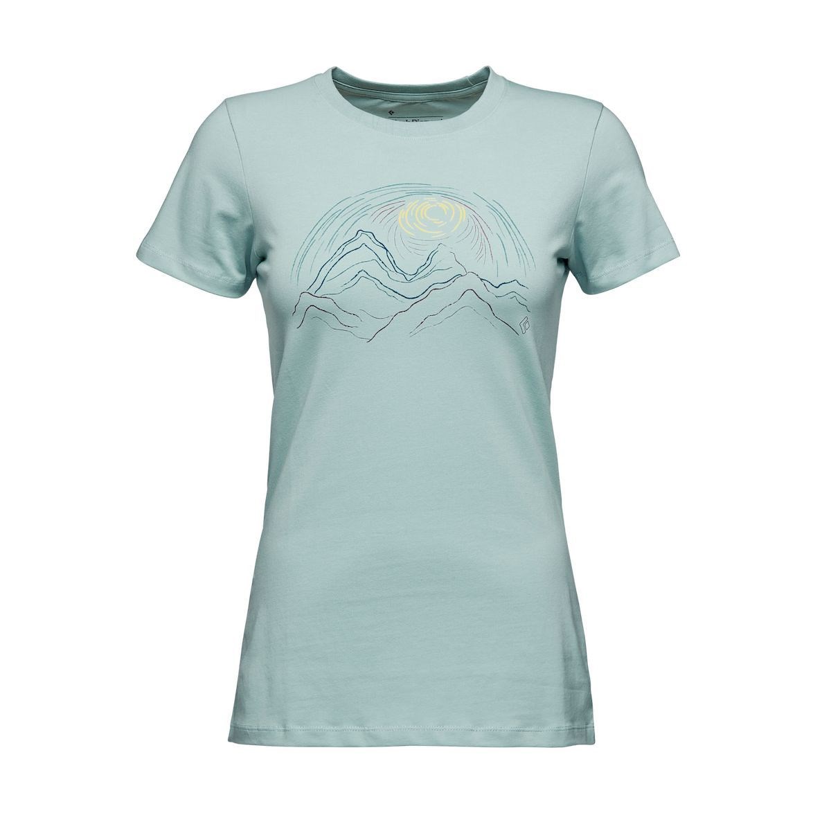 Triko Black Diamond Summit Scribble SS Tee W ice blue Black Diamond 10025170 L-11