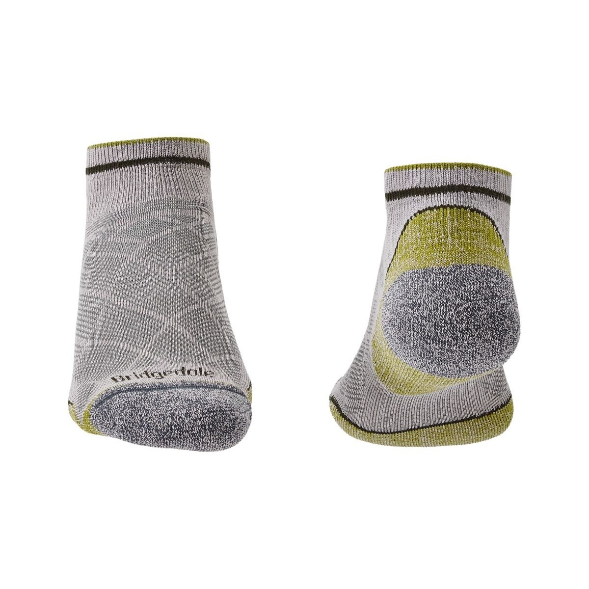 Ponožky Bridgedale Hike UltraLight T2 CP Low grey/green Bridgedale 10024520 L-11