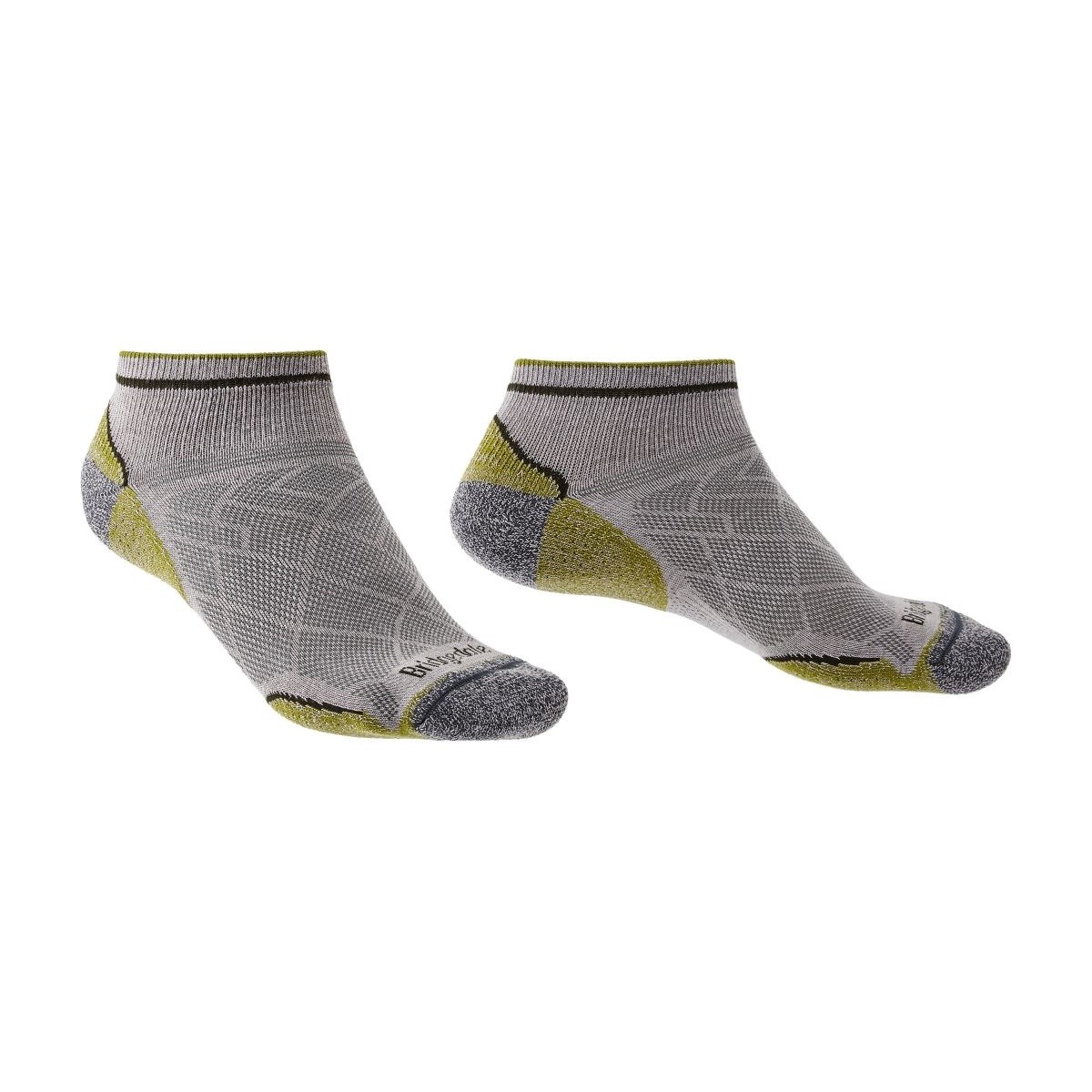 Ponožky Bridgedale Hike UltraLight T2 CP Low grey/green Bridgedale 10024520 L-11