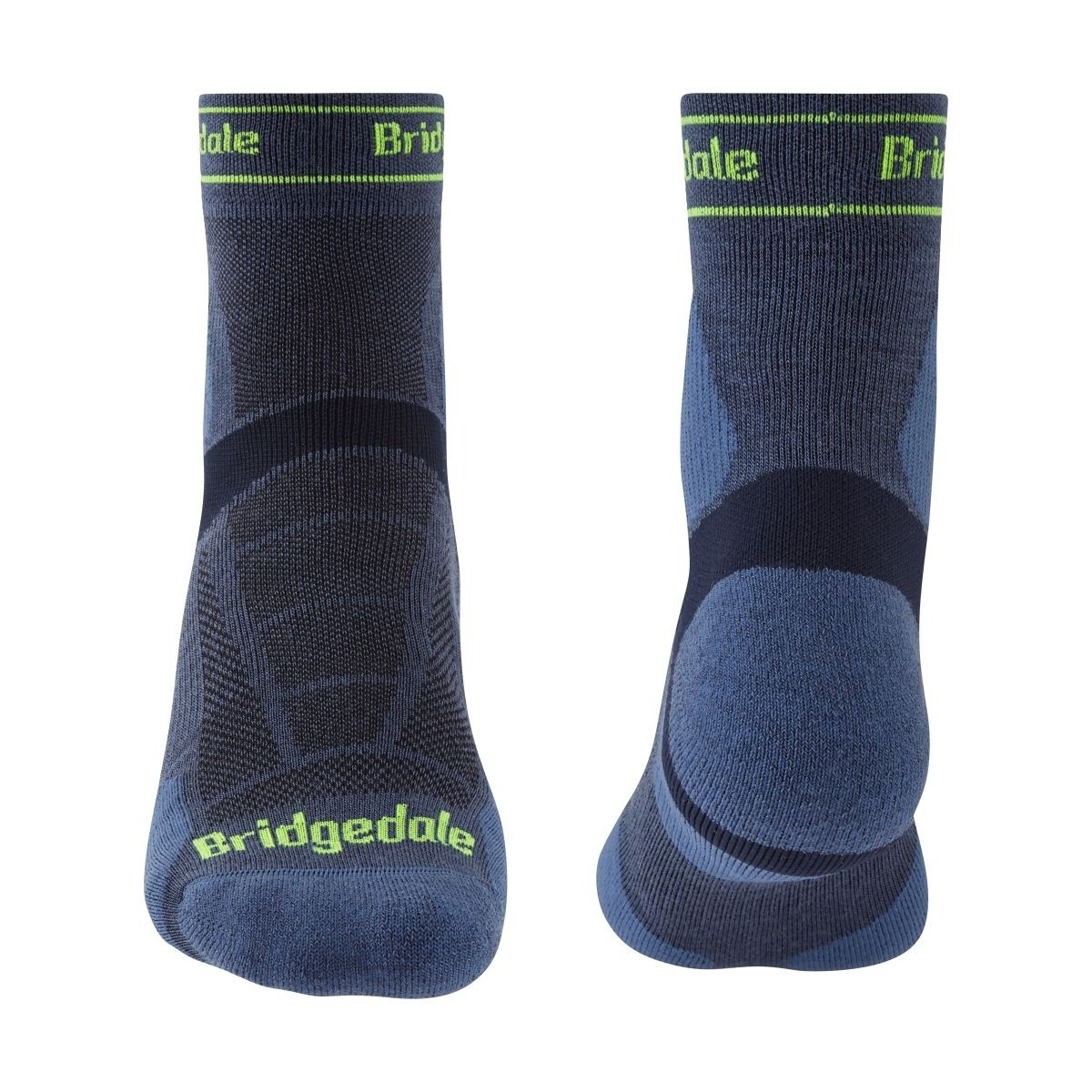 Ponožky Bridgedale Trail Run Ultra Light T2 MS 3/4 Crew blue Bridgedale 10017750 L-11