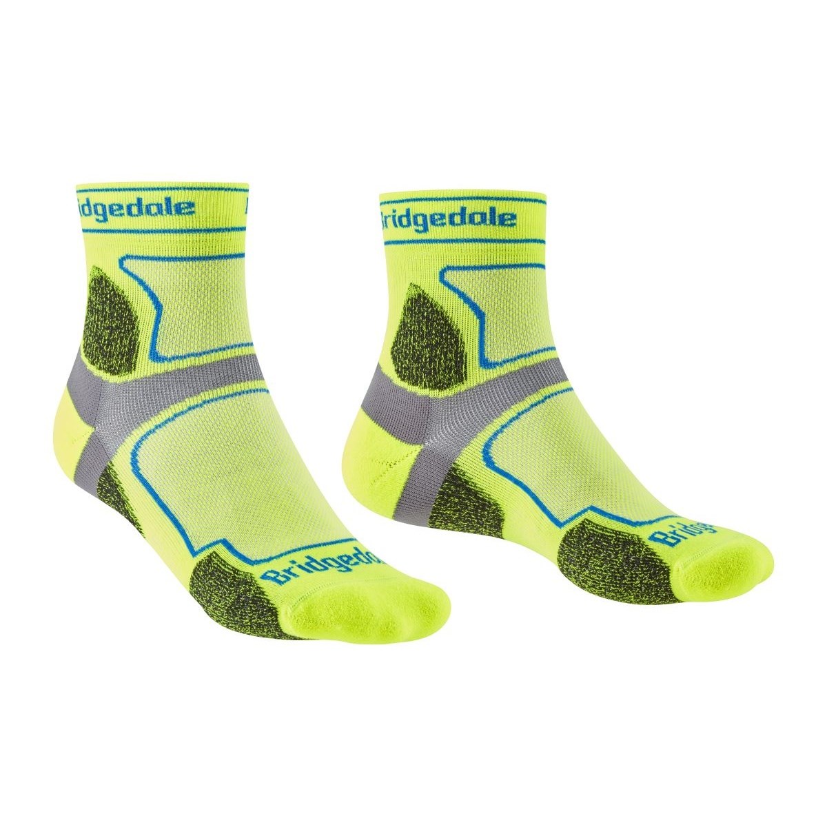 Ponožky Bridgedale Trail Run Ultra Light T2 CS 3/4 Crew yellow Bridgedale 10024514 L-11