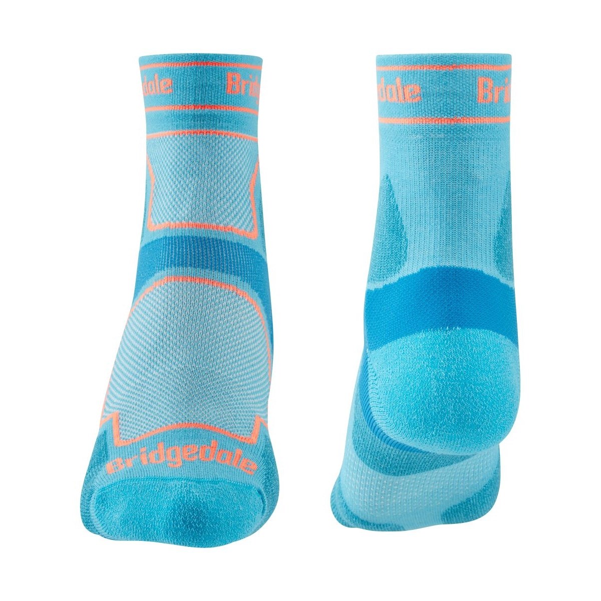 Ponožky Bridgedale Trail Run Ultra Light T2 CS 3/4 Crew W blue Bridgedale 10017749 L-11