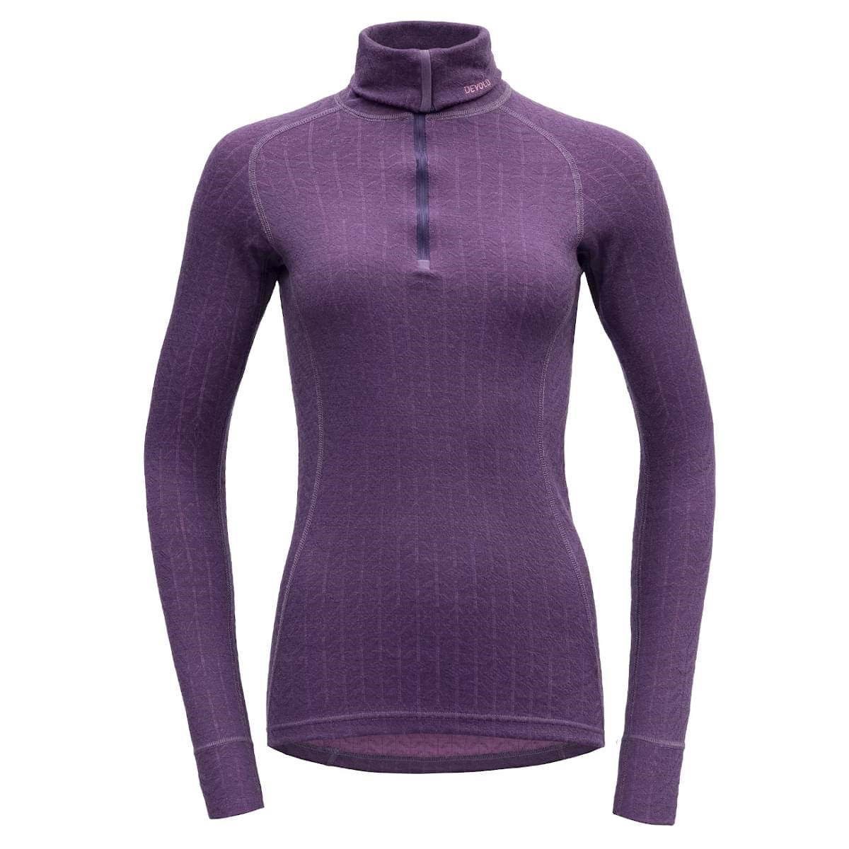 Triko Devold Duo Active Woman Zip Neck black/pink Devold 10020908 L-11