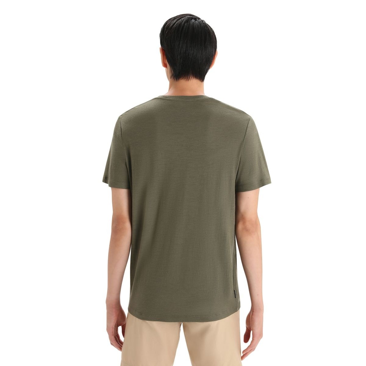 Triko Icebreaker Tech Lite II SS Tee IB Earth loden Icebreaker 10025578 L-11