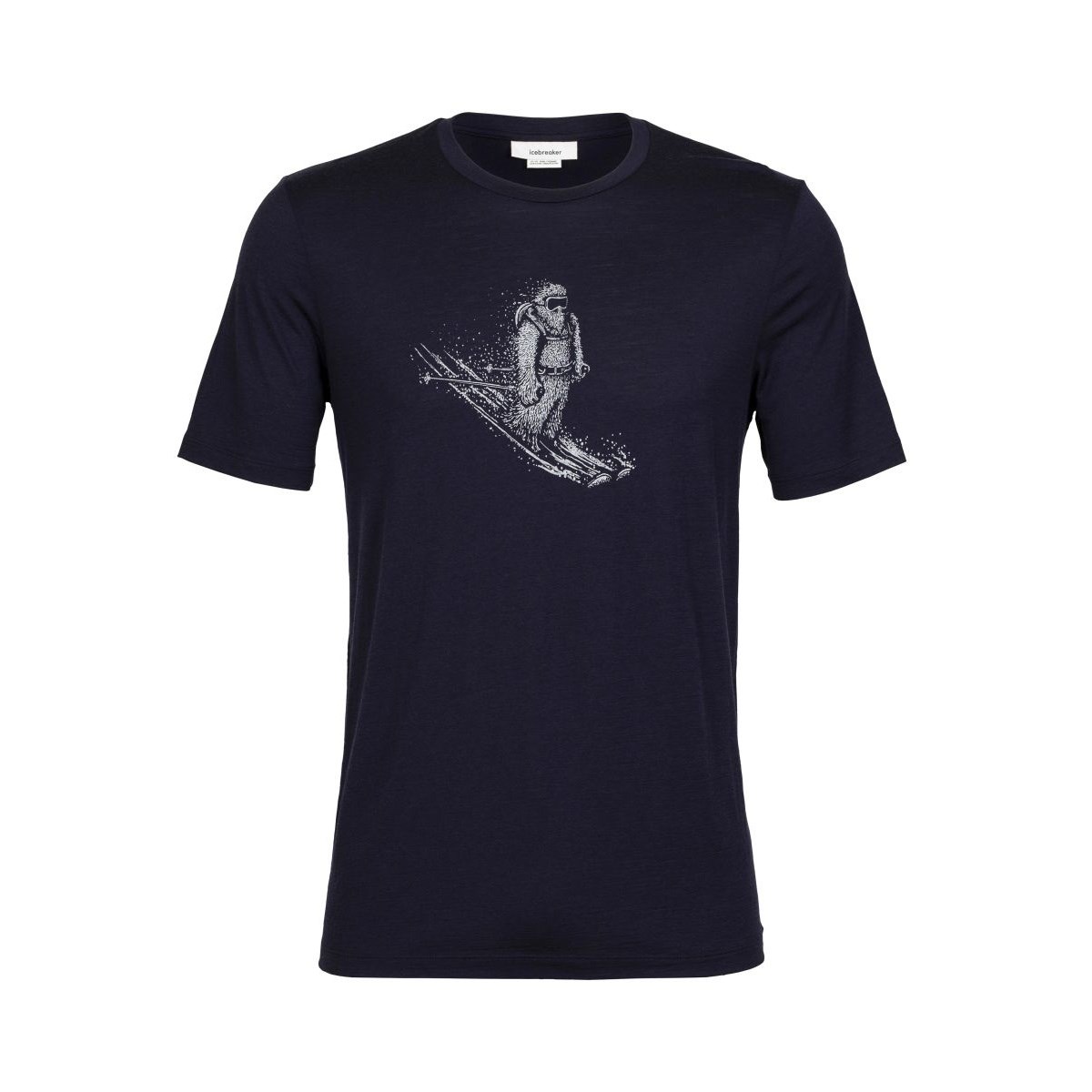 Triko Icebreaker Tech Lite II SS Tee Skiing Yeti midnight navy Icebreaker 10025583 L-11