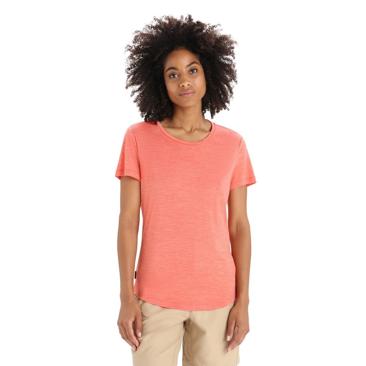 Triko Icebreaker Sphere II SS Tee W vibrant earth hthr Icebreaker 10025572 L-11