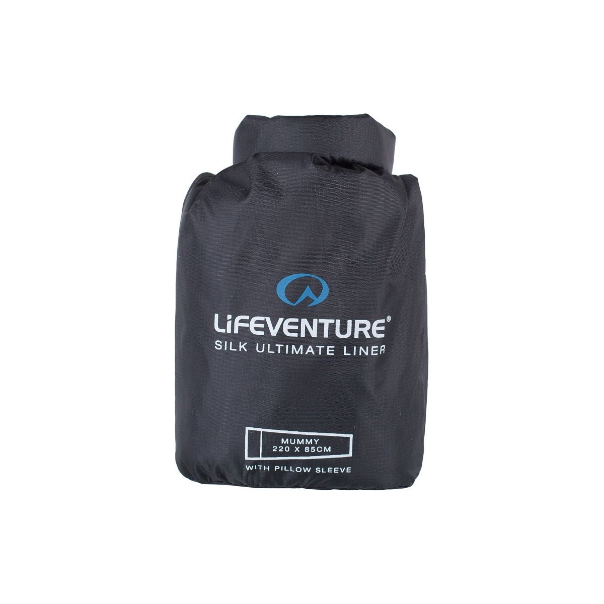 Vložka do spacáku Lifeventure Silk Ultimate Sleeping Bag Liner mummy black Lifeventure 10020039 L-11