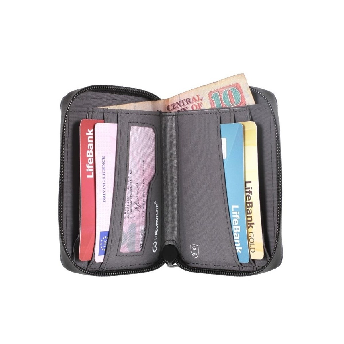 Peněženka Lifeventure RFID Bi-Fold Wallet Recycled navy blue Lifeventure 10020053 L-11