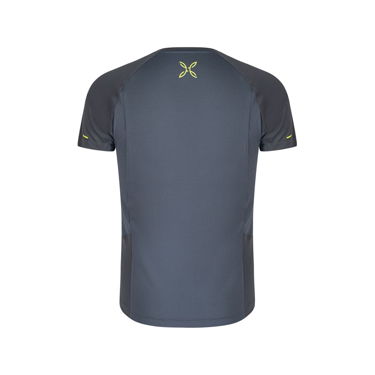 Triko Montura Run Logo T-shirt gunmetal grey/neon yellow Montura 10024210 L-11
