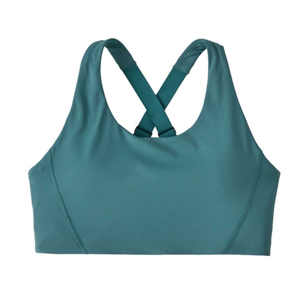Podprsenka Patagonia Shadowlite Mid Impact Adjustable Bra wetland blue Patagonia 10031249 L-11