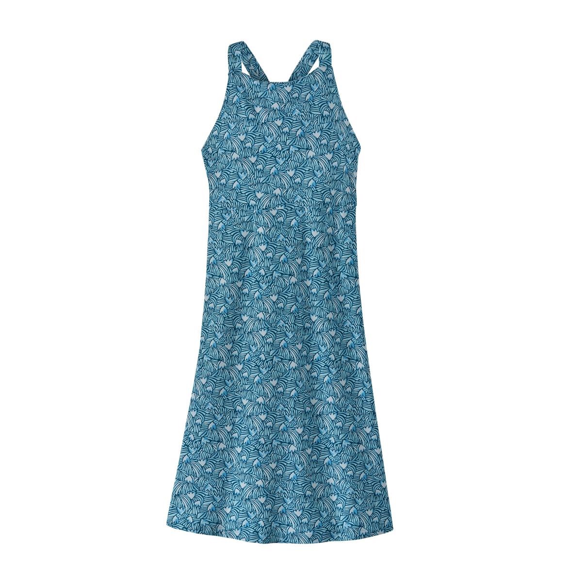 Šaty Patagonia Magnolia Spring Dress block party/lago blue Patagonia 10025534 L-11