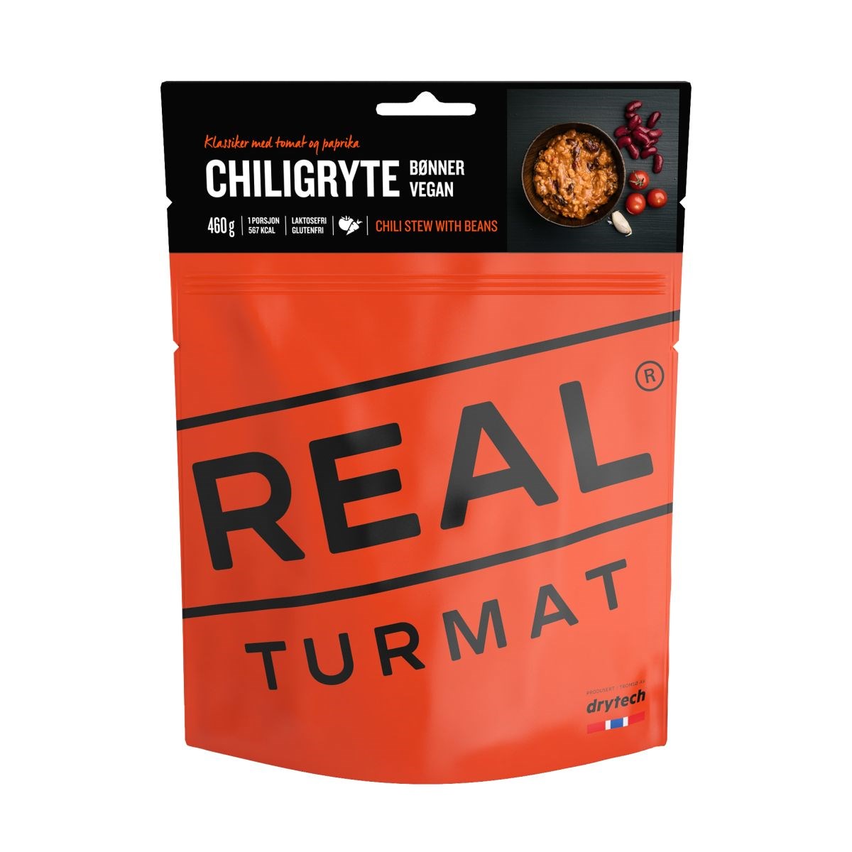 Hlavní jídlo Real Turmat Fazole se zeleninou a chilli 132/460g Real Turmat 10028385 L-11