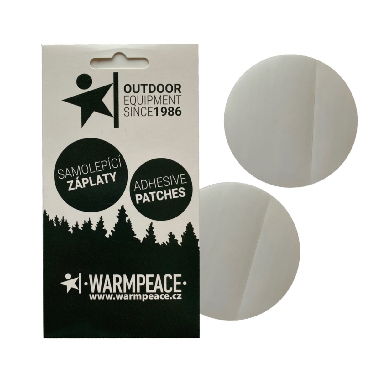 Záplaty Warmpeace Záplaty samolepící 2x75mm transparentní Warmpeace 10015873 L-11