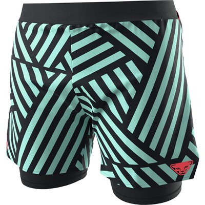 Kraťasy Dynafit Trail Graphic 2/1 Shorts W marine blue/razzle dazzle