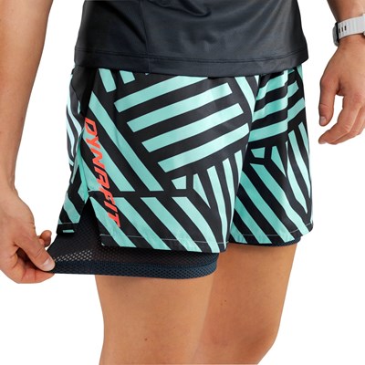 Kraťasy Dynafit Trail Graphic 2/1 Shorts W marine blue/razzle dazzle