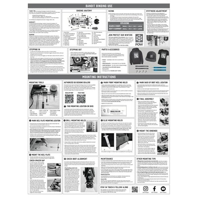 Telemarkové vázání 22 Designs Bandit