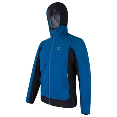 Bunda Montura Premium Wind Hoody Jacket deep blue/orange