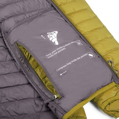 Bunda Ocún Tsunami Eco Jacket yellow dried/iron gate Ocún 10035002 3