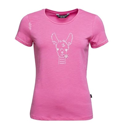 Triko Chillaz Gandia Happy Alpaca W pink