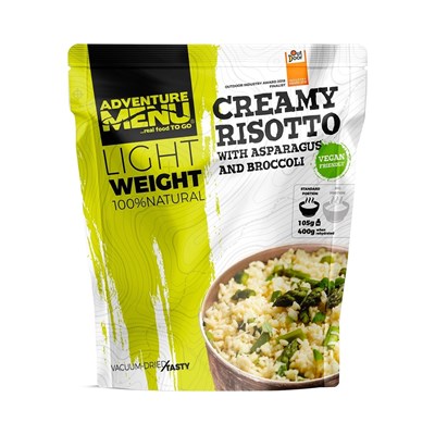 Hlavní jídlo Adventure Menu Krémové rizoto s chřestem a brokolicí 105/400g
