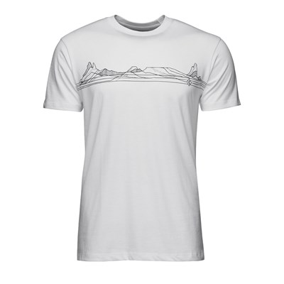 Triko Black Diamond Desert Lines SS Tee white