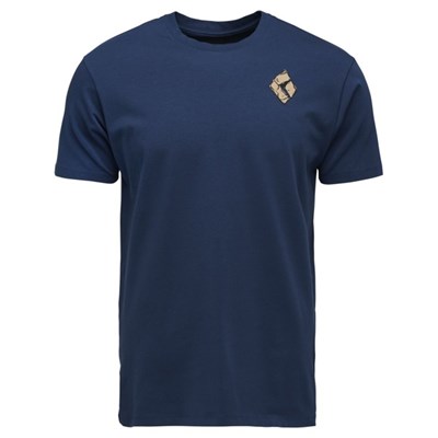 Triko Black Diamond Mono Pocket SS Tee indigo