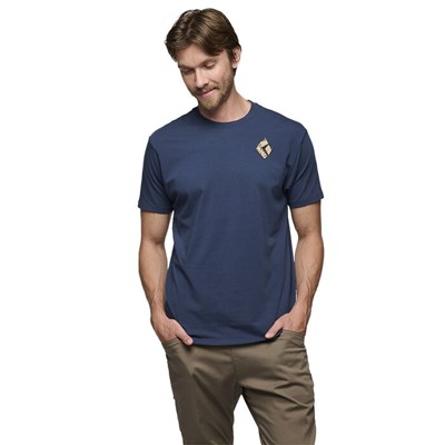 Triko Black Diamond Mono Pocket SS Tee indigo