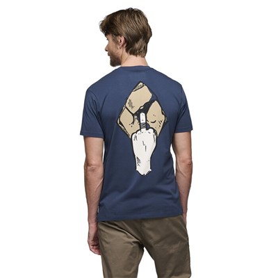 Triko Black Diamond Mono Pocket SS Tee indigo