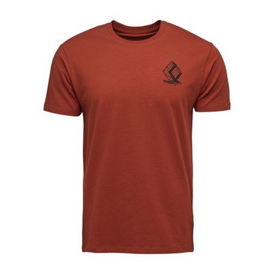 Triko Black Diamond Boulder SS Tee burn sienna