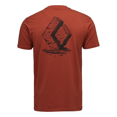 Triko Black Diamond Boulder SS Tee burn sienna