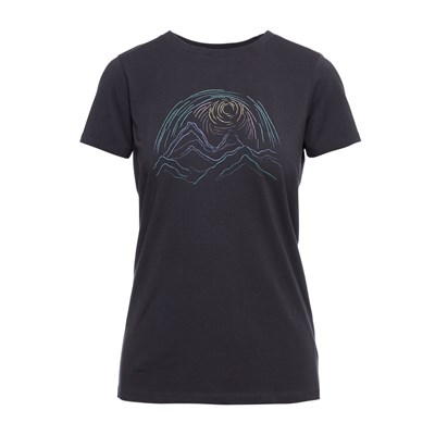 Triko Black Diamond Summit Scribble SS Tee W carbon