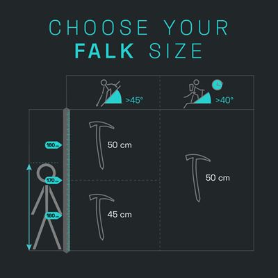 Cepín Blue Ice Falk Ice Axe