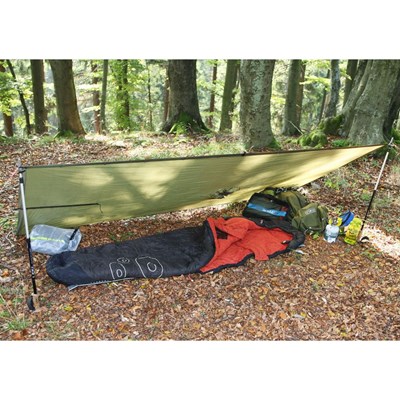 Pláštěnka Boll Bivy Poncho darkblue