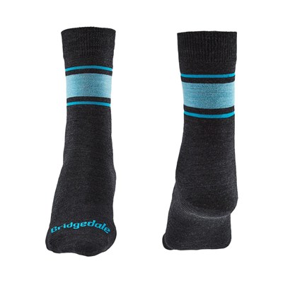 Ponožky Bridgedale Everyday Ultralight MP Boot W dark grey/blue