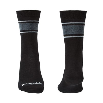 Ponožky Bridgedale Everyday Ultralight MP Boot black/light grey