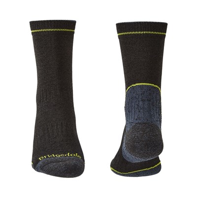 Ponožky Bridgedale Hike Lightweight T2 CP Boot black/lime