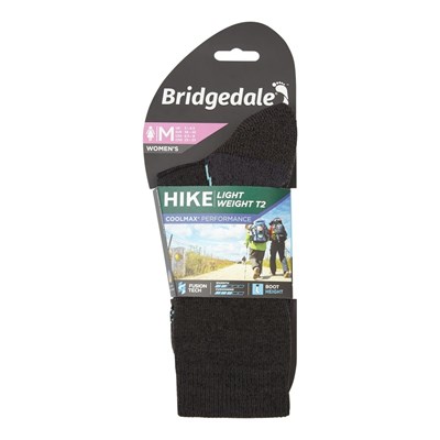 Ponožky Bridgedale Hike Lightweight T2 CP Boot W graphite/mint