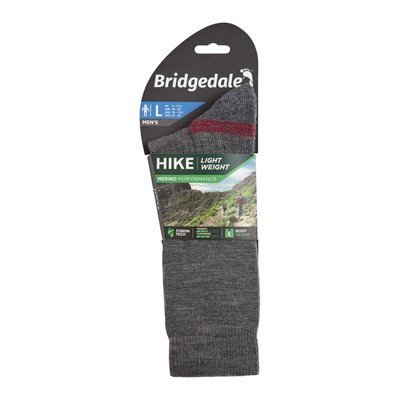 Ponožky Bridgedale Hike Lightweight MP Boot grey heather