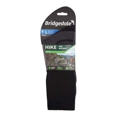 Ponožky Bridgedale Hike Midweight MP Boot black