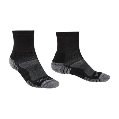 Ponožky Bridgedale Hike Lightweight MP Ankle black/silver