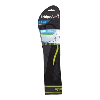 Podkolenky Bridgedale Ski Lightweight ME Over Calf black/lime