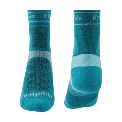 Ponožky Bridgedale Trail Run Ultra Light T2 MS 3/4 Crew W teal