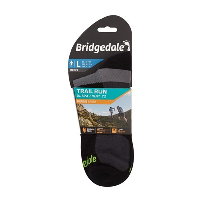 Ponožky Bridgedale Trail Run Ultra Light T2 MS Low black