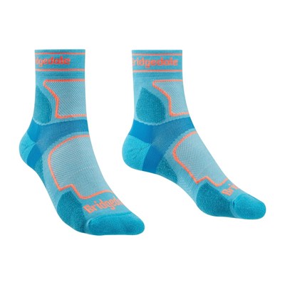 Ponožky Bridgedale Trail Run Ultra Light T2 CS 3/4 Crew W blue