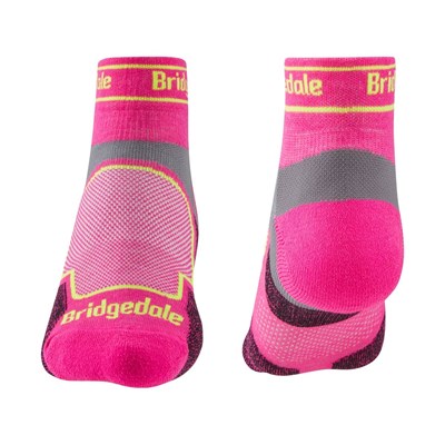 Ponožky Bridgedale Trail Run Ultra Light T2 CS Low W pink